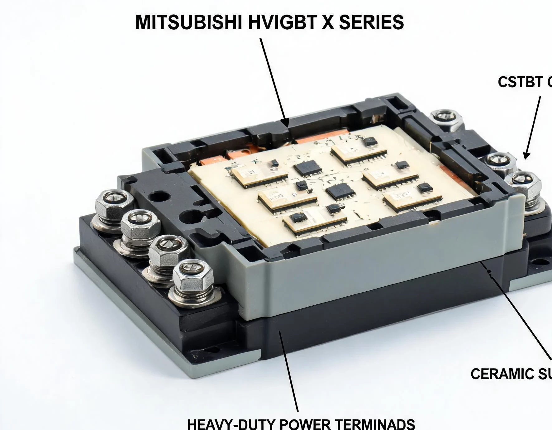 Mitsubishi HVIGBT X Series for Rail Transit Traction Systems