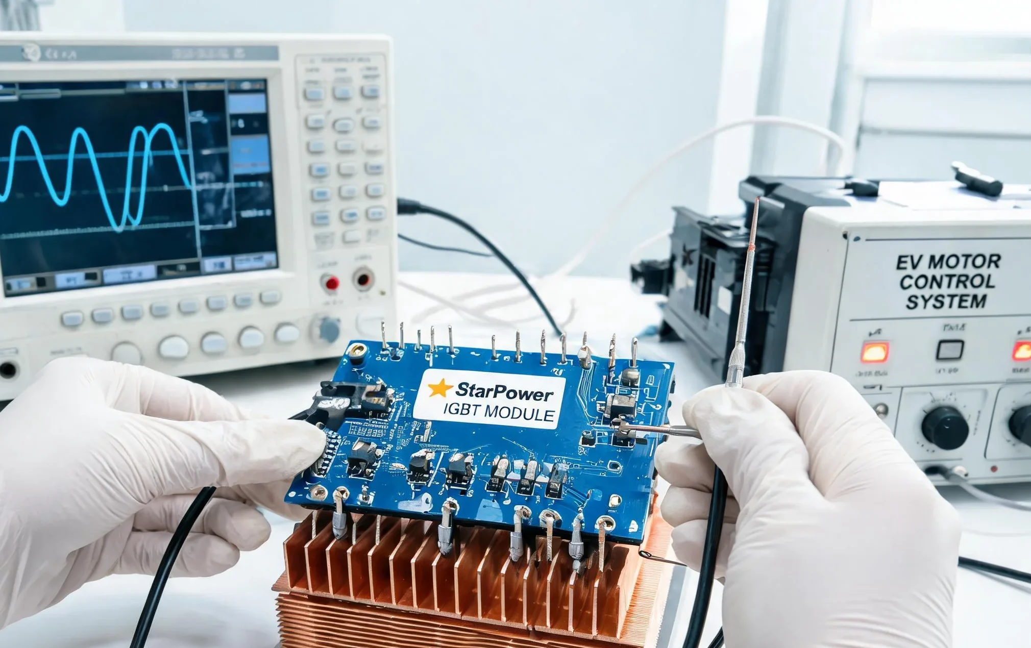 StarPower IGBT Modules for Electric Vehicle Motor Control Applications